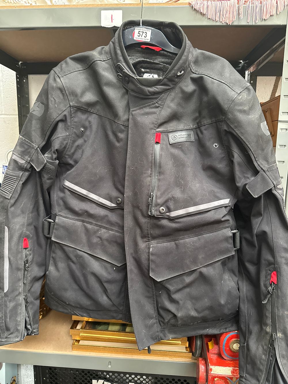 Lot 573: Oxford Products Advanced Rider Series Black Textile Motorcycle Touring Jacket