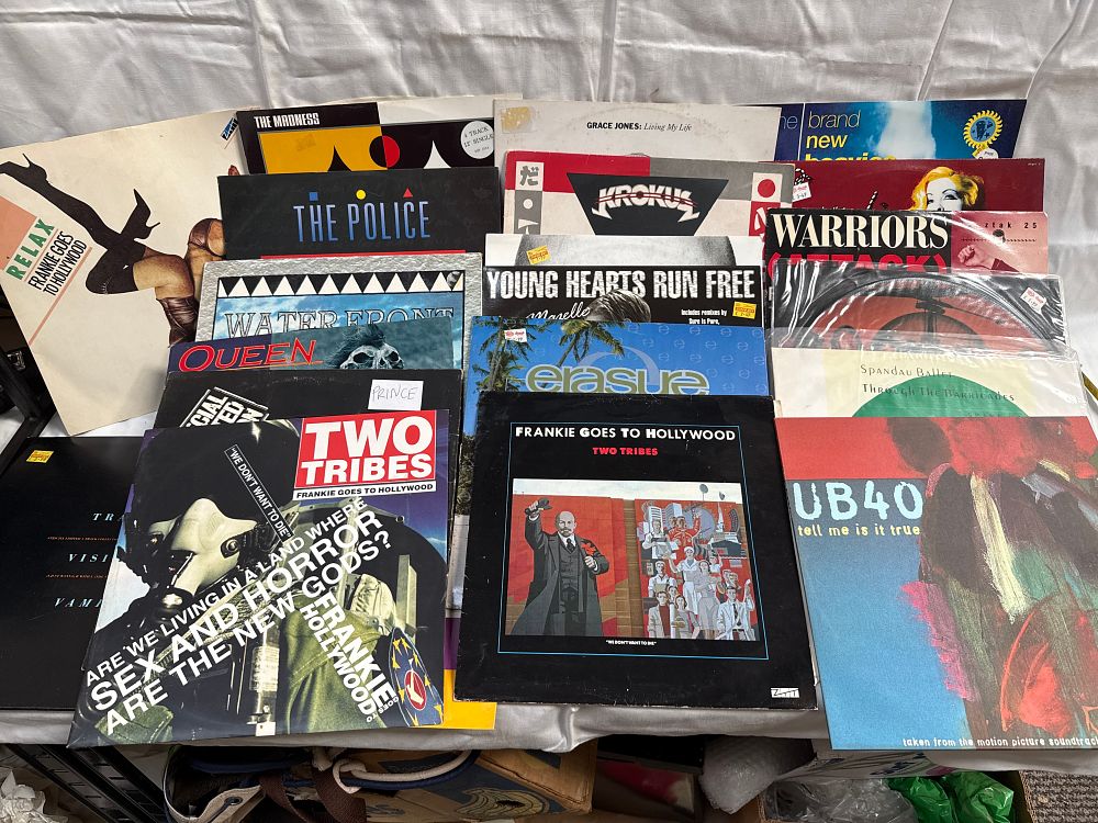 Lot 629: A Collection of 1980s and 1990s Pop and New Wave 12 Inch Vinyl Records