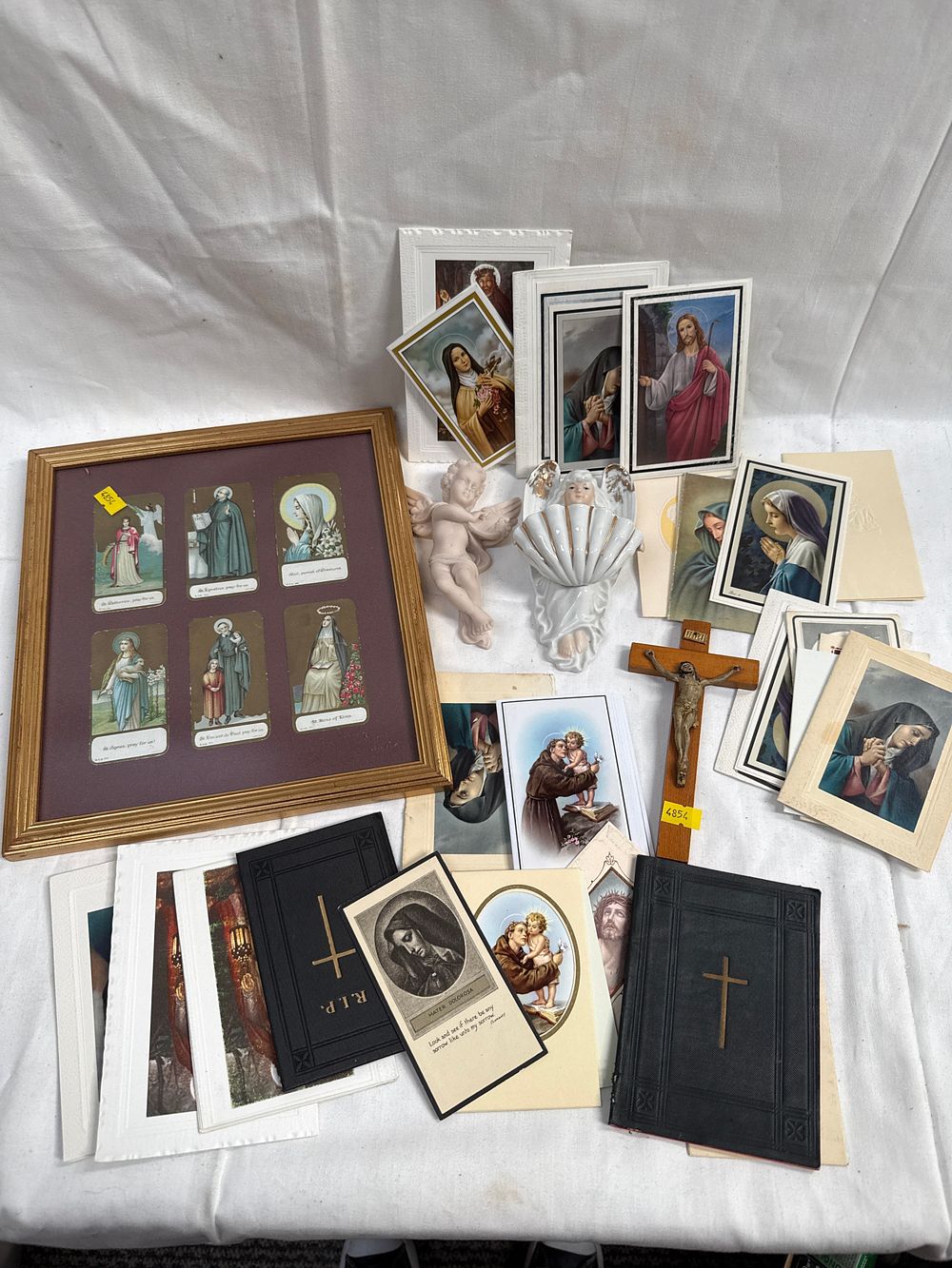 Lot 633: Early to Mid-20th Century? Roman Catholic Religious Ephemera, Books and Devotional Figures