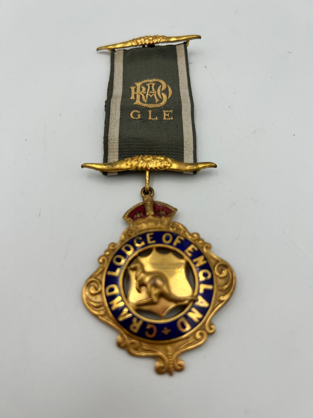 Lot 817: A George V Royal Antediluvian Order of Buffaloes Silver-Gilt? Jewel, Birmingham, 1925