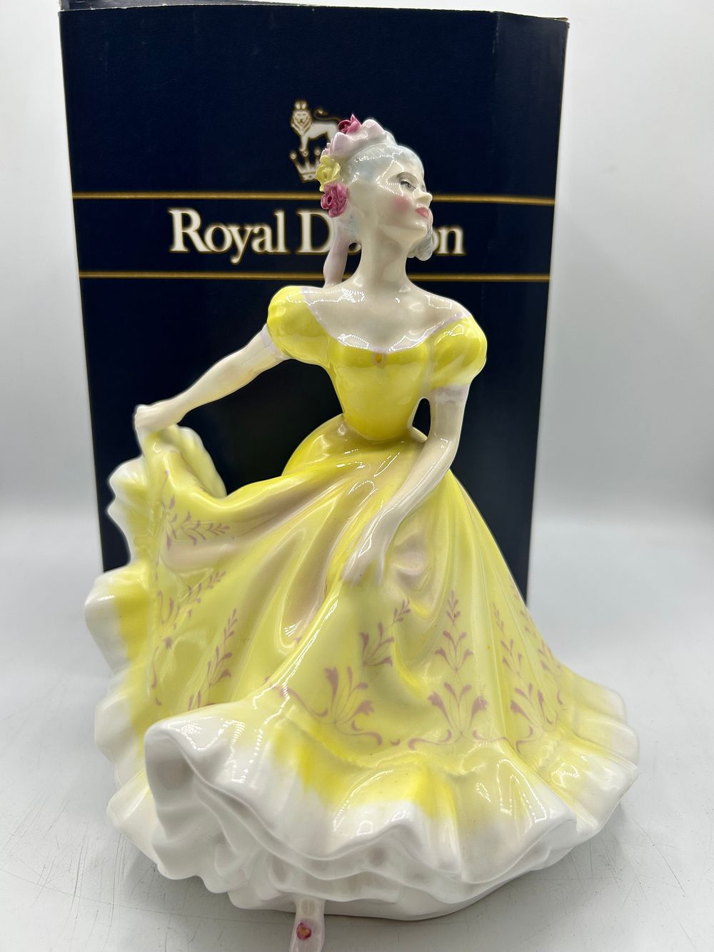 Lot 863: Royal Doulton Bone China Ninette Figurine by Peggy Davies HN 2379