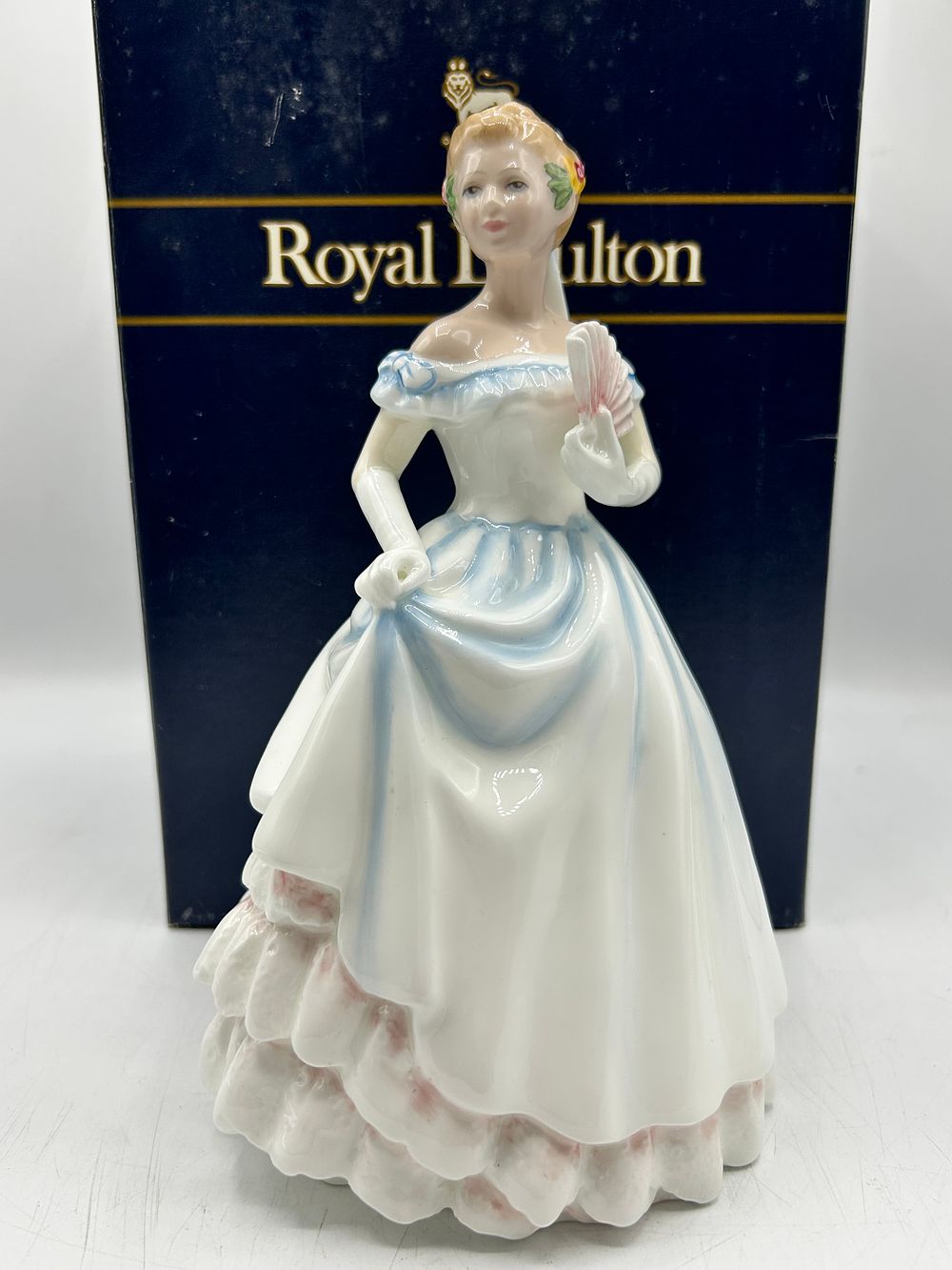 Lot 867: Royal Doulton Bone China Figurine Claire HN 3646 by Nada M. Pedley, 1994