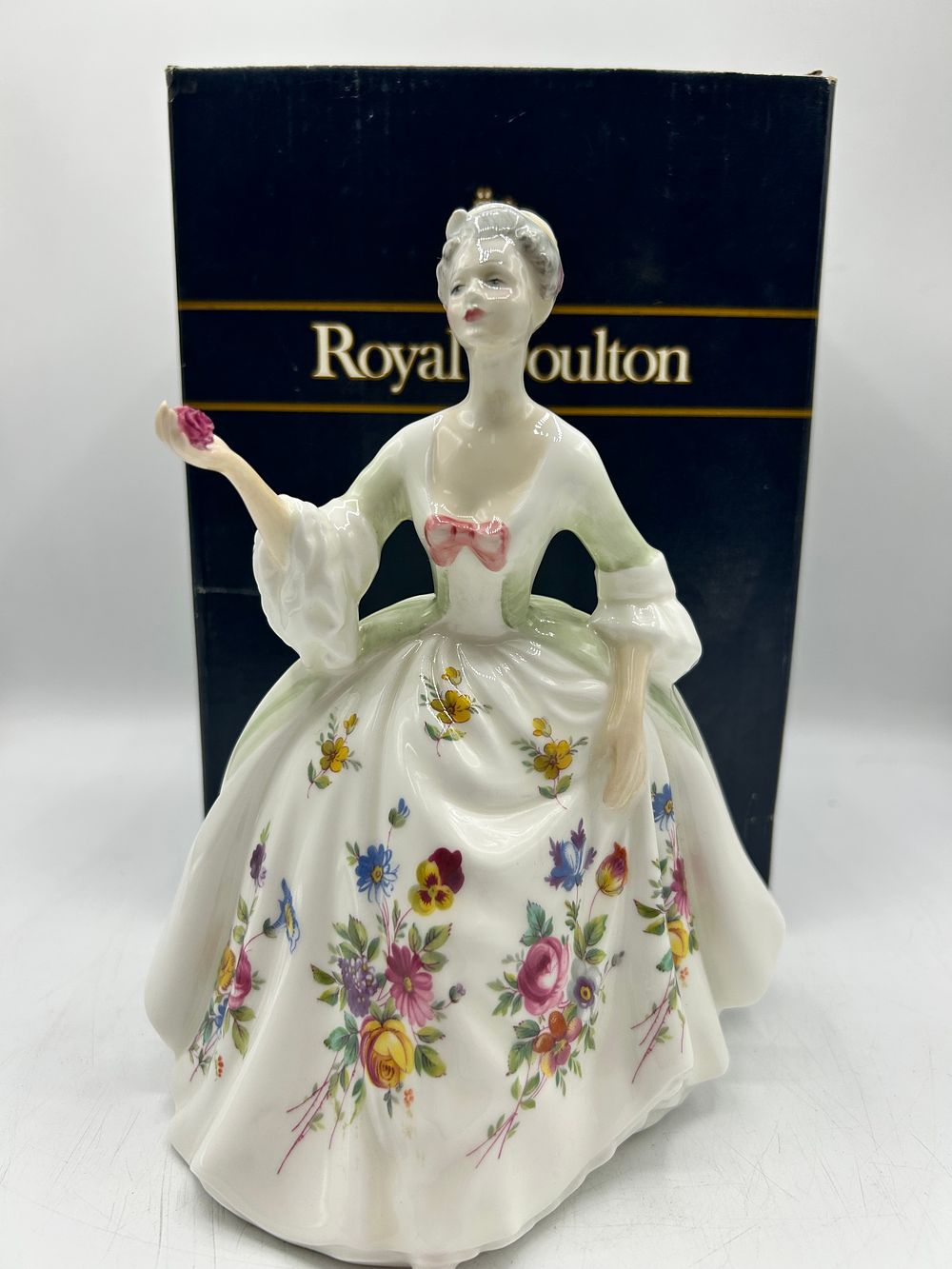 Lot 870: Royal Doulton Diana Bone China Figurine by Peggy Davies, HN.2468