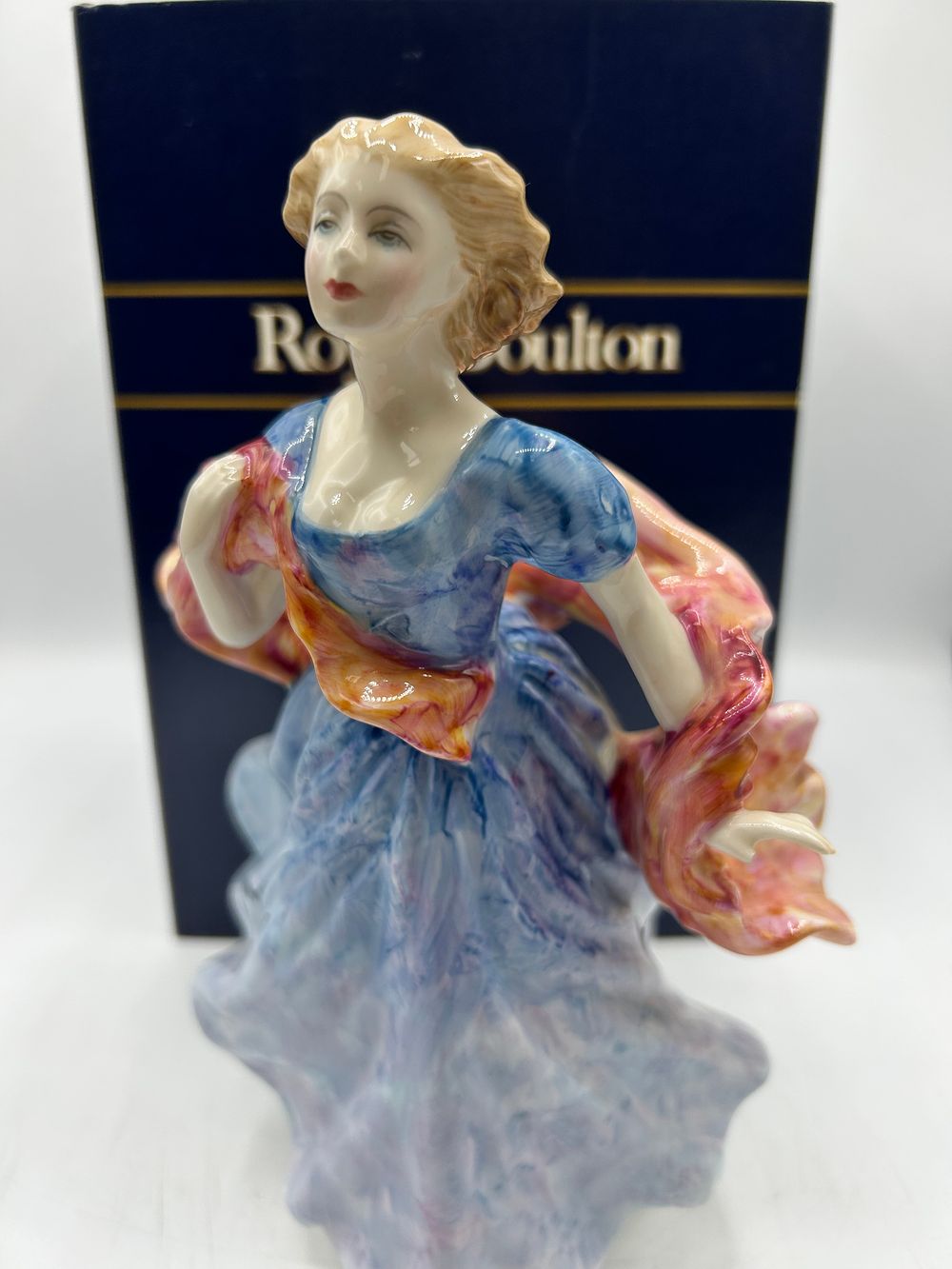 Lot 873: Royal Doulton Morning Breeze Bone China Figurine HN 3313 by Peter Gee?, 1990