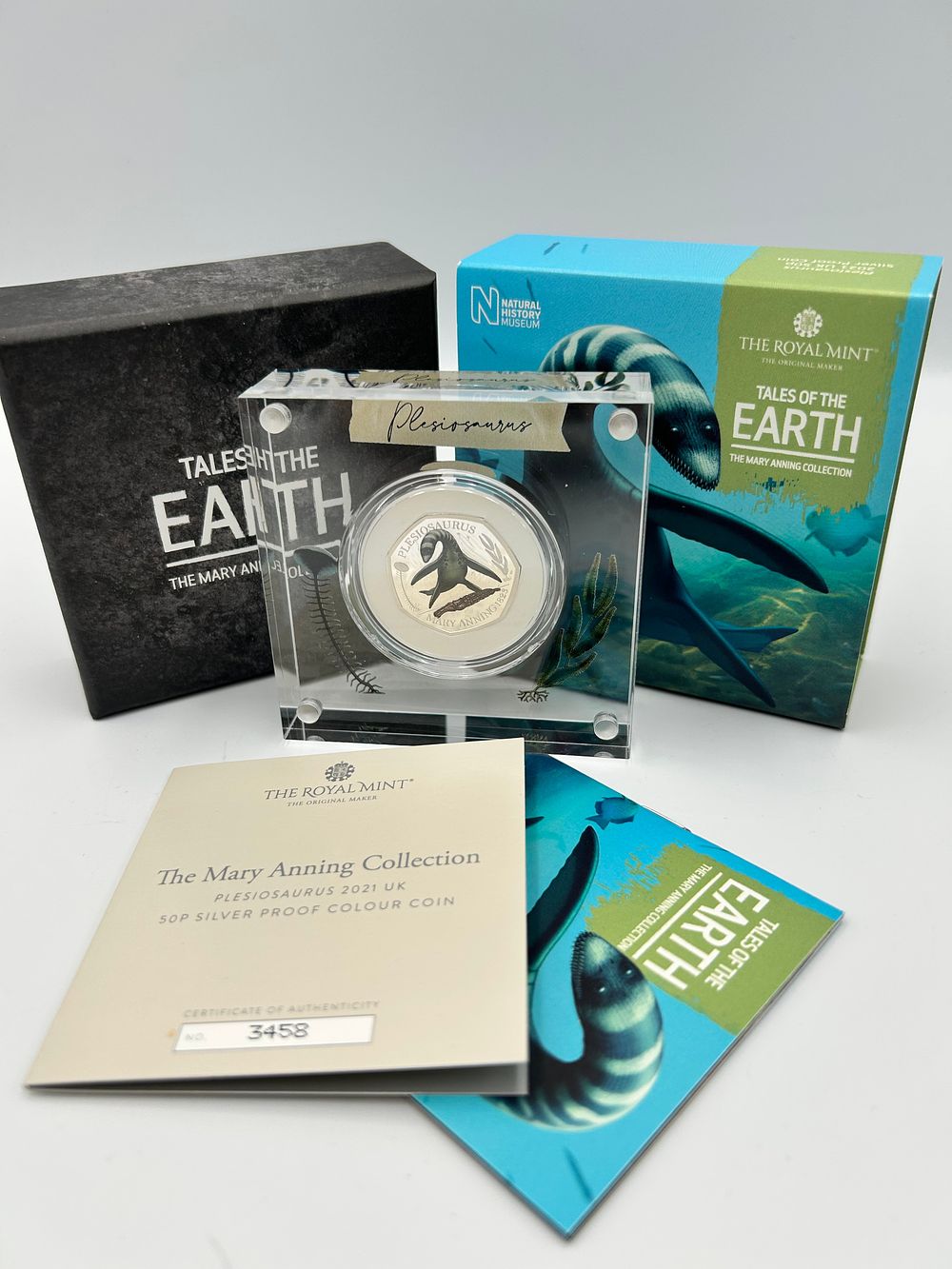 Lot 55: The Royal Mint Mary Anning Collection Silver Proof 50p Coin, 2021