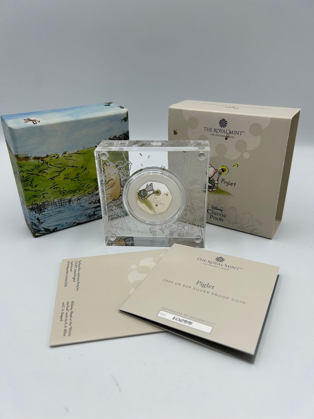 Lot 61: The Royal Mint White Metal? Winnie the Pooh Piglet 50 Pence Coin, 2020