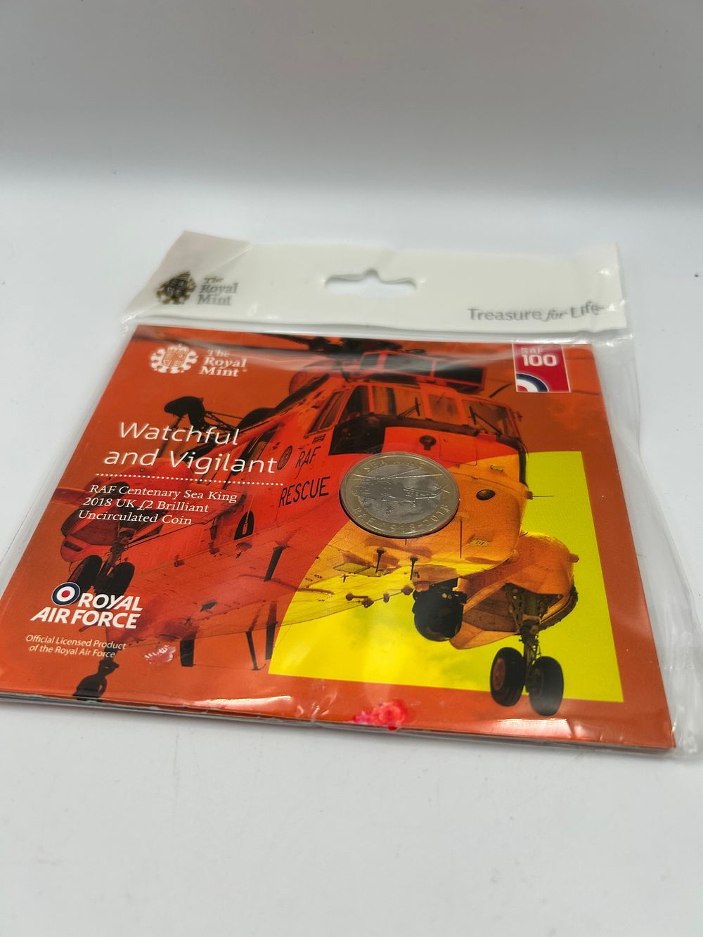 Lot 74: Royal Mint Bimetallic RAF Centenary £2 Coin, 2018