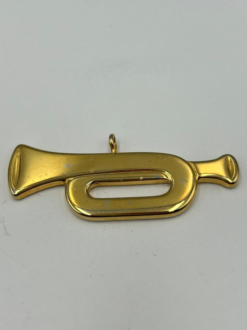 Lot 106: Georg Jensen? Gold-Plated Instrument Pendant, Denmark