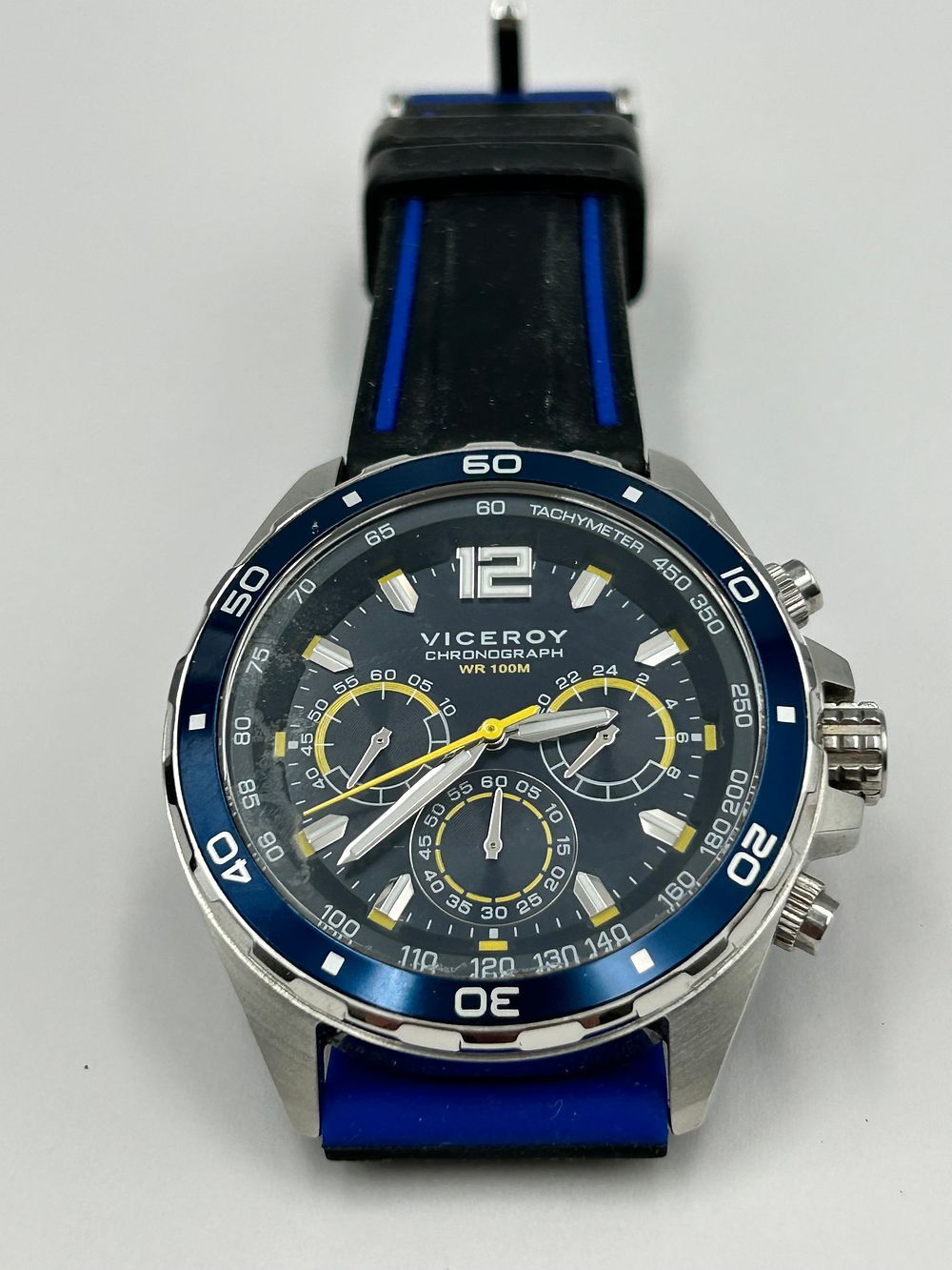 Lot 131: Viceroy Heat Stainless Steel Chronograph Wristwatch 46803-35 , Running When Listed