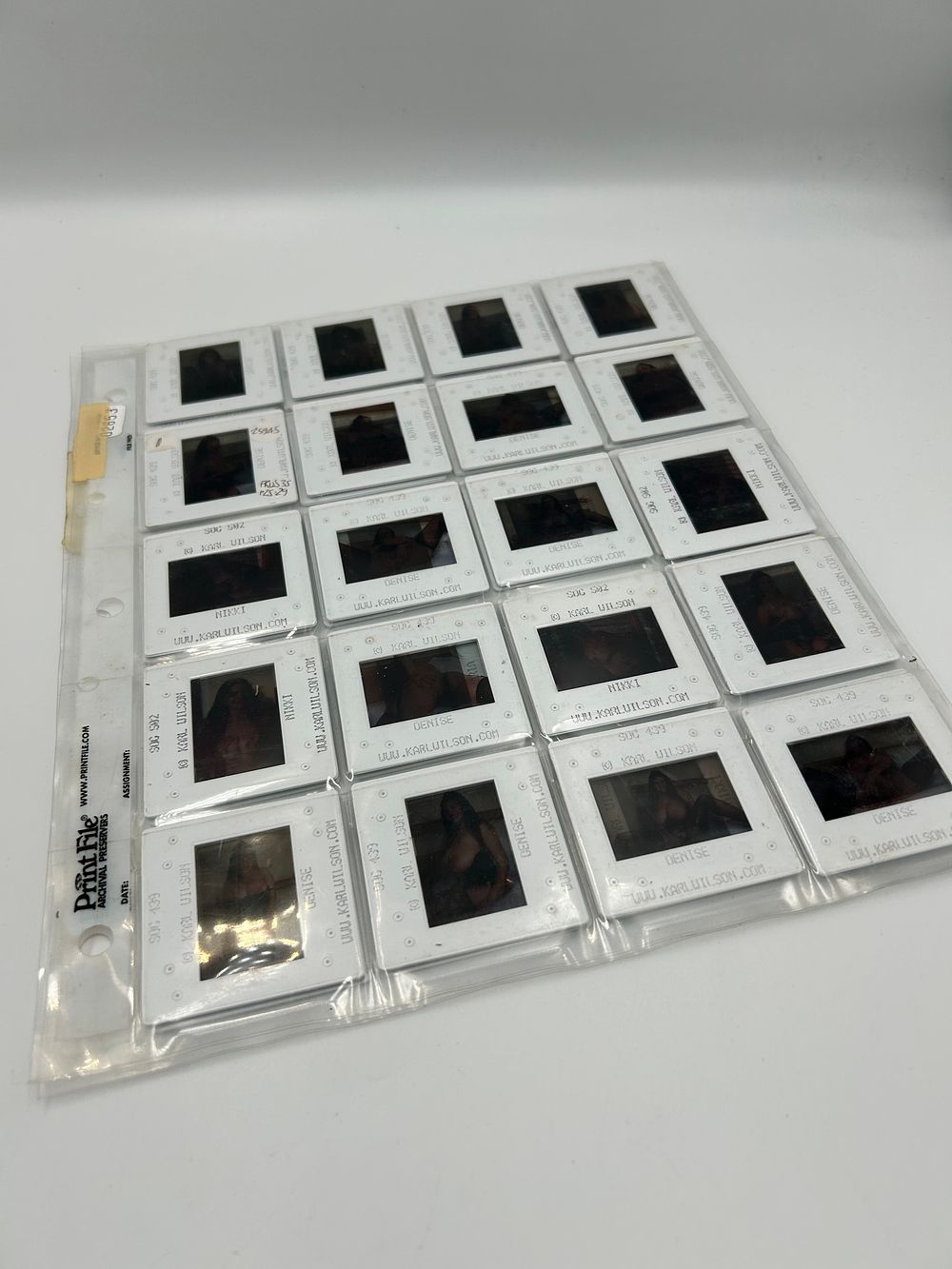 Lot 159: A Collection of Erotic Figure Photography Color Transparency Slides READ CONDITION REPORT