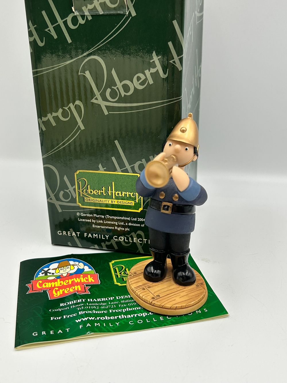 Lot 202: Robert Harrop Camberwick Green Fireman Grubb (Trumpet) Figurine CG75