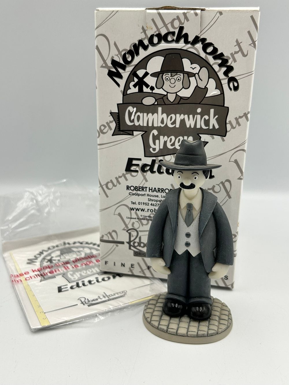 Lot 204: Robert Harrop Monochrome Camberwick Green Farmer Jonathan Bell CGMC07