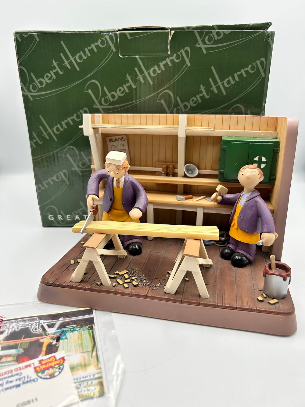 Lot 228: Robert Harrop Camberwick Green Chippy Minton's I Like My Job Resin Diorama CGS11