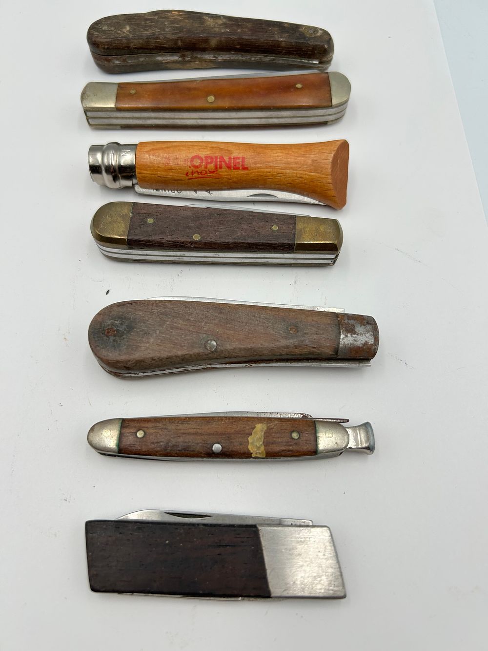 Lot 240: An Assortment of Vintage and Modern Folding Pocket Knives including Opinel