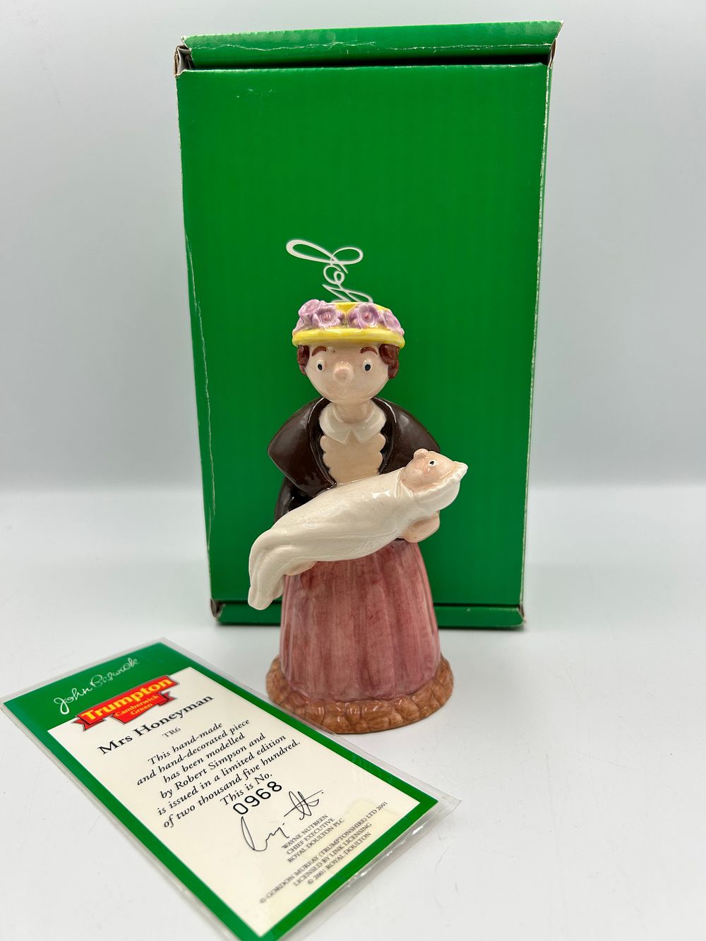 Lot 281: Beswick Trumpton Mrs Honeyman? Ceramic Figurine 0968/2500