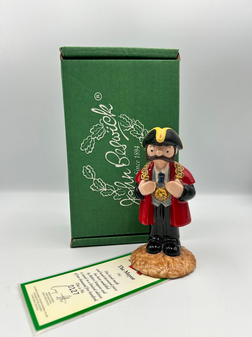 Lot 288: John Beswick? Ceramic The Mayor Trumpton Figurine TR2, 2001