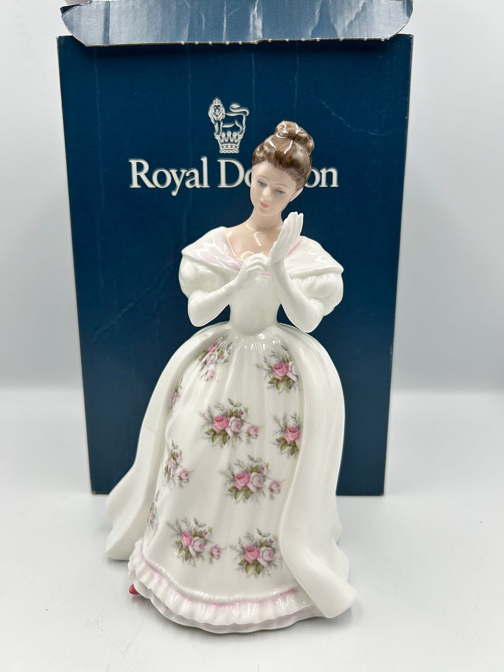 Lot 290: Royal Doulton Bone China Summer Rose Figurine HN 3309, 1990