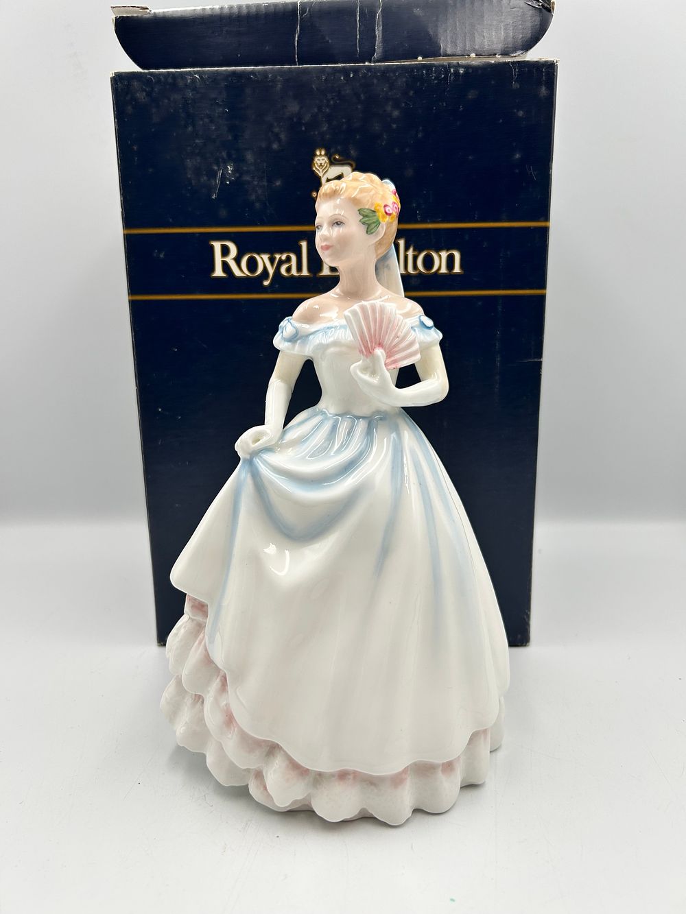 Lot 291: Royal Doulton Claire HN 3646 Bone China Figurine by Nada M. Pedley, 1994