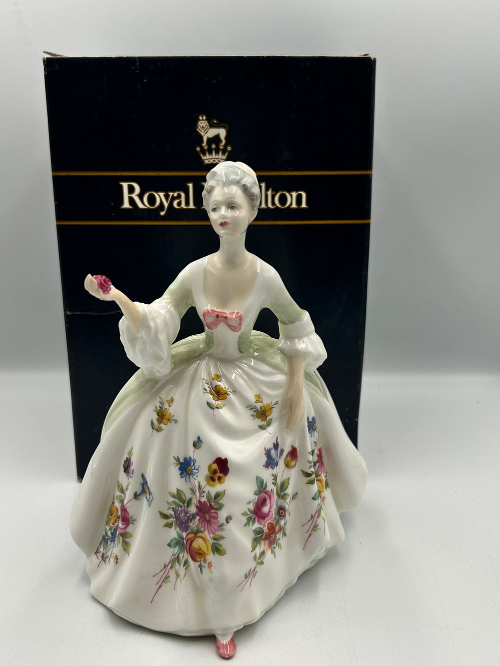 Lot 300: Royal Doulton Diana HN2468 Bone China Figurine by Peggy Davies