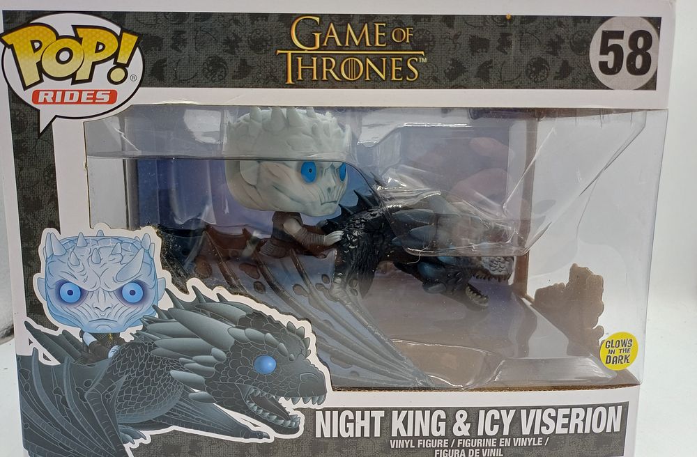 Lot 302: Funko Pop! Rides Game of Thrones Night King & Icy Viserion 58