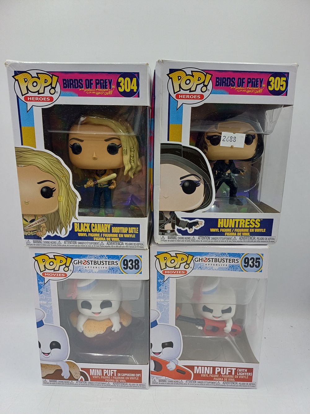 Lot 305: Funko Pop! Birds of Prey and Ghostbusters: Afterlife Vinyl Figure Set