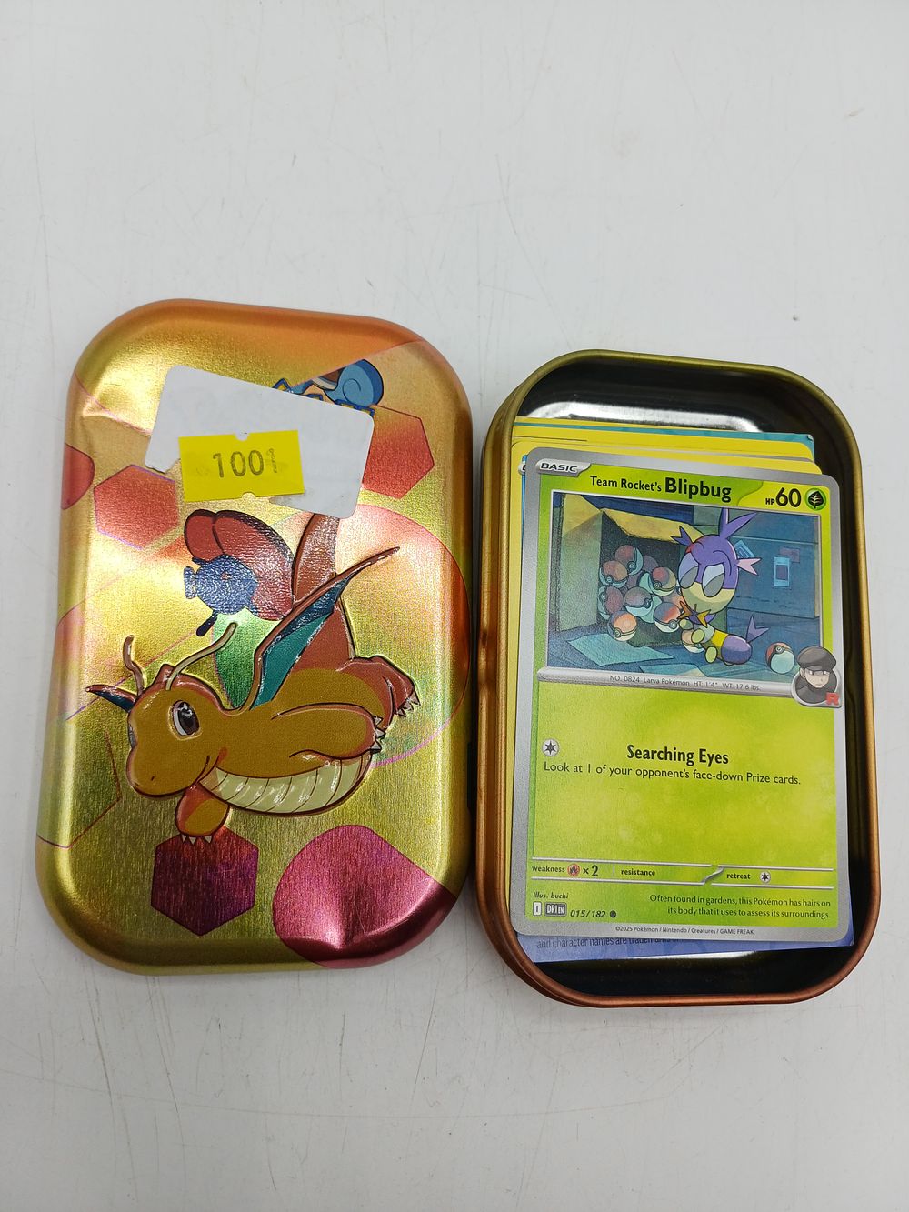 Lot 313: Pokémon TCG Scarlet & Violet 151 Dragonite Mini Tin and Assorted Cards
