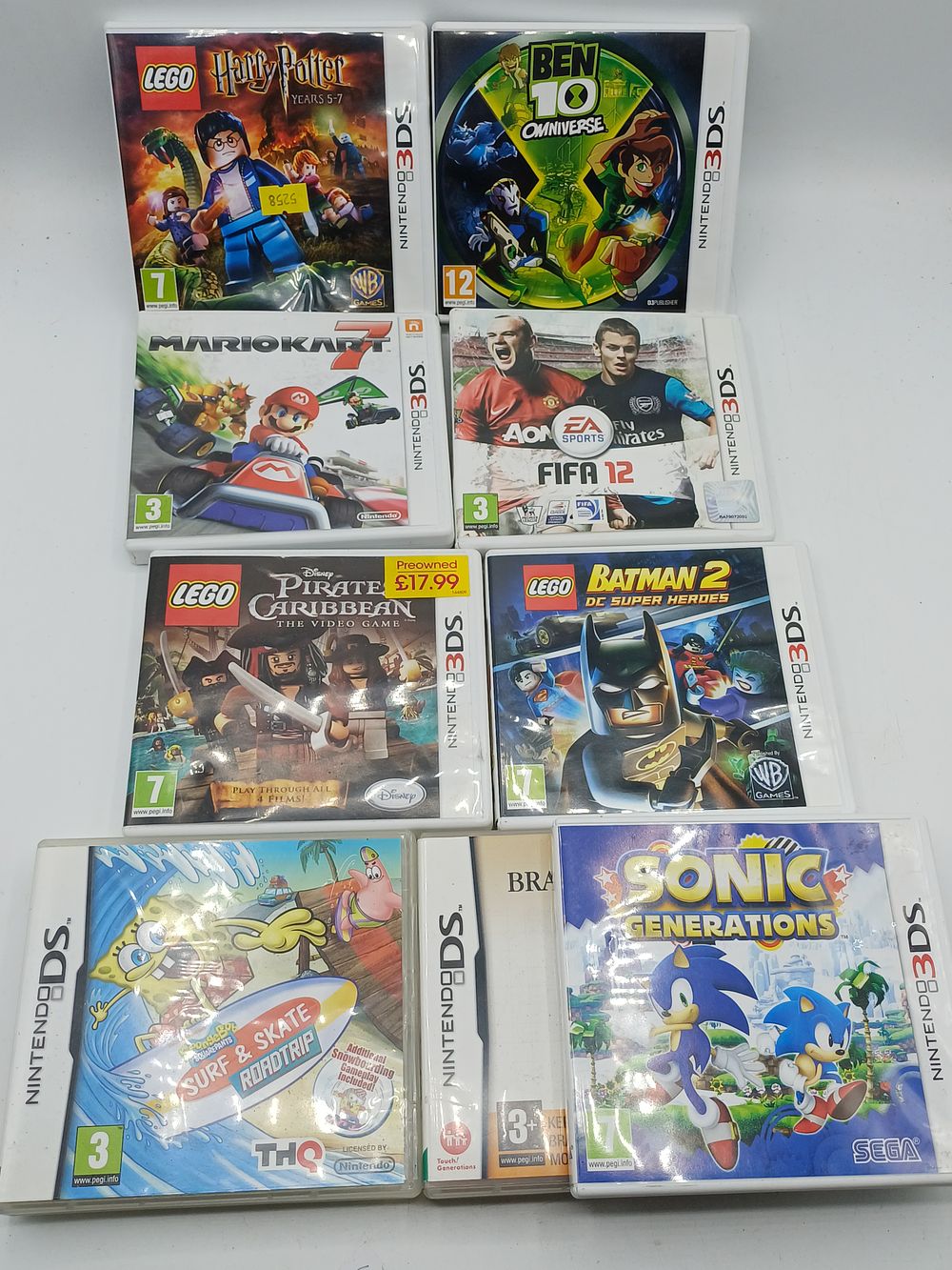 Lot 332: A Collection of Nintendo 3DS and Nintendo DS Video Games