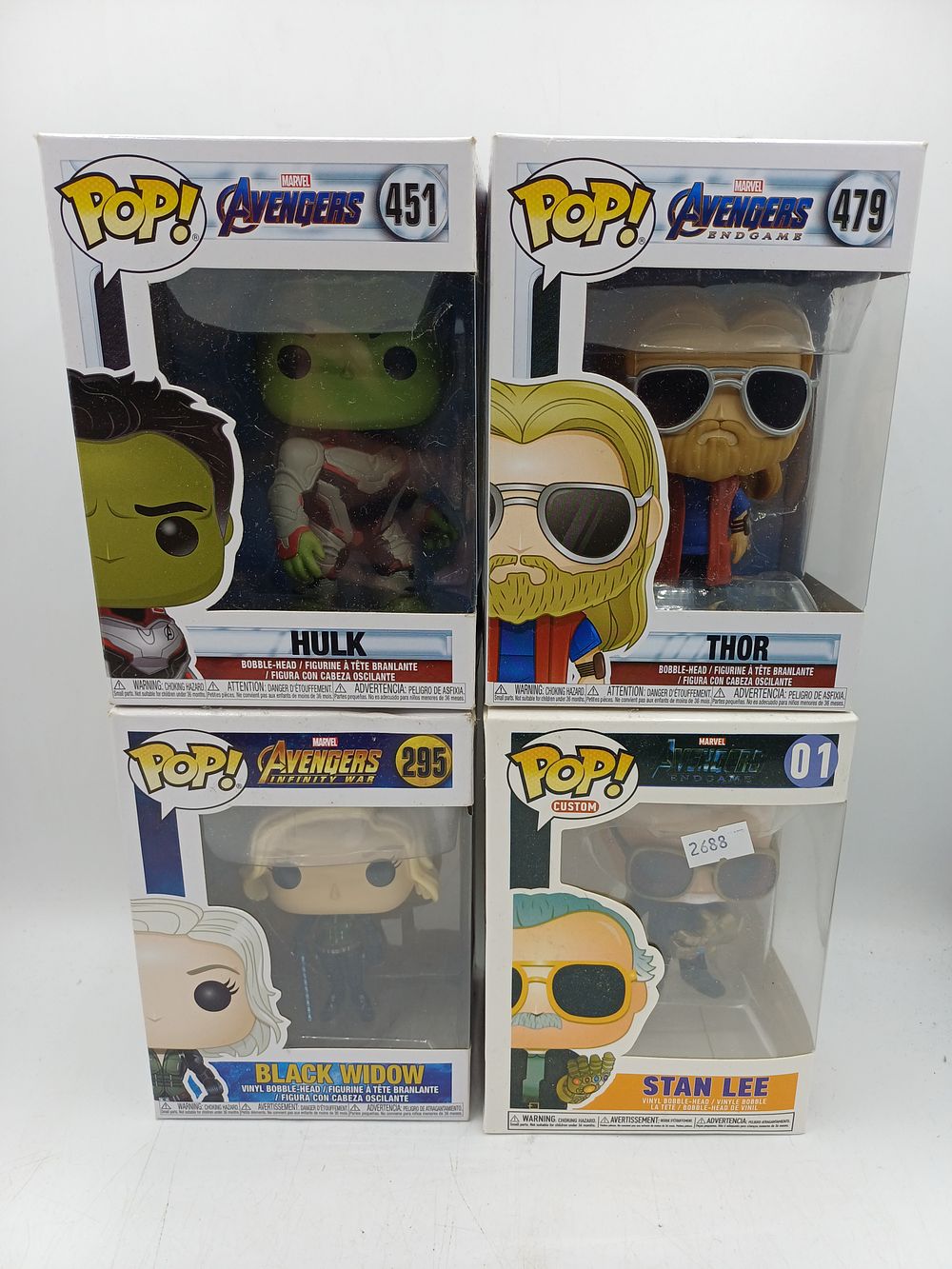 Lot 339: A Collection of Funko Pop! Marvel Vinyl Bobble-Head Figures