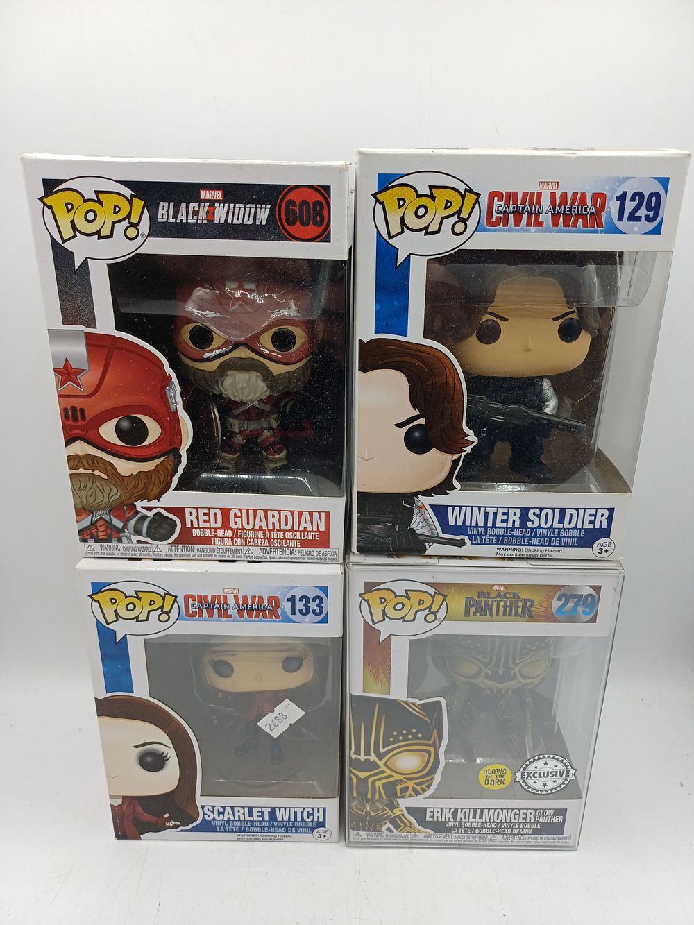 Lot 340: Funko Pop! Marvel Vinyl Bobble-Head Figure Collection