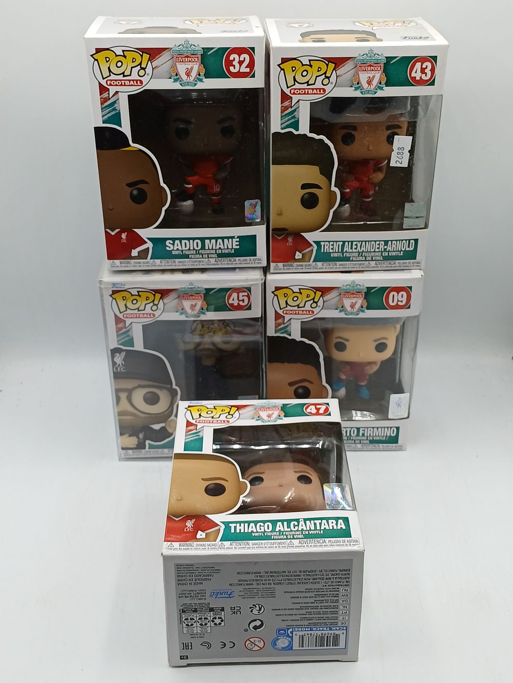 Lot 345: Funko Pop! Football Liverpool FC Vinyl Figures