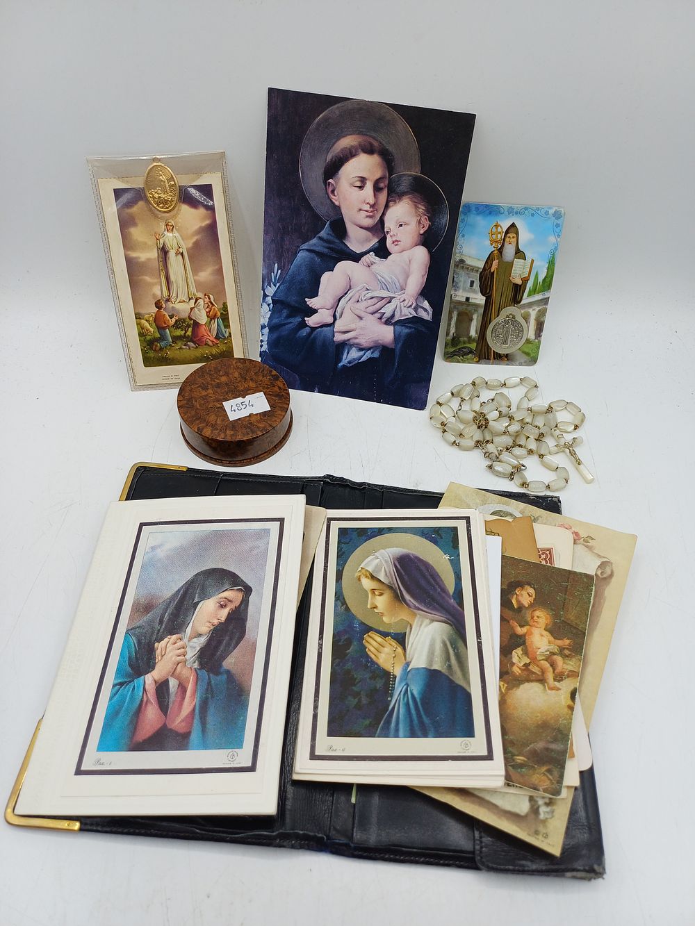 Lot 350: A Collection of Mid-20th Century Devotional Ephemera and Religious Items