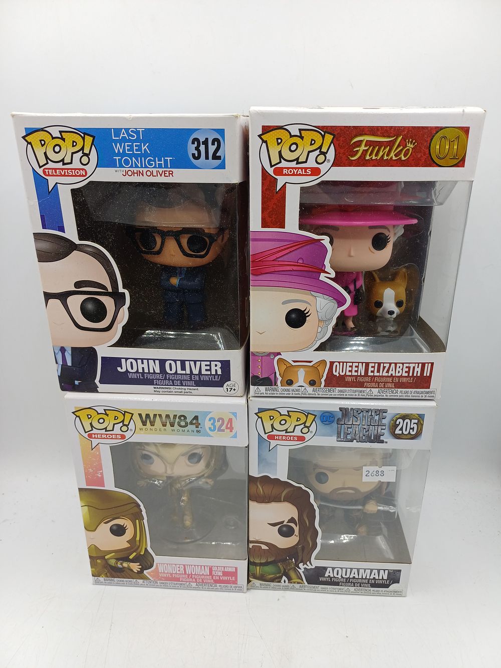Lot 364: A Collection of Funko Pop! Vinyl Figures Including Queen Elizabeth II
