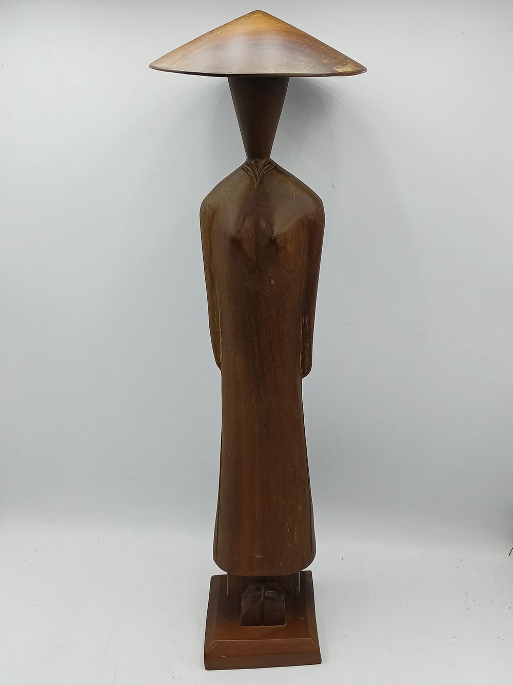 Lot 373: Modernist Stylized Female Figure, Carved Wood?