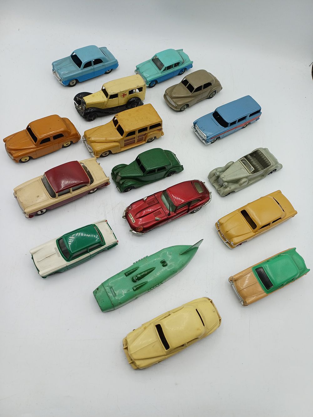 Lot 402: A Collection of Dinky Toys Die-Cast Model Vehicles and Boat