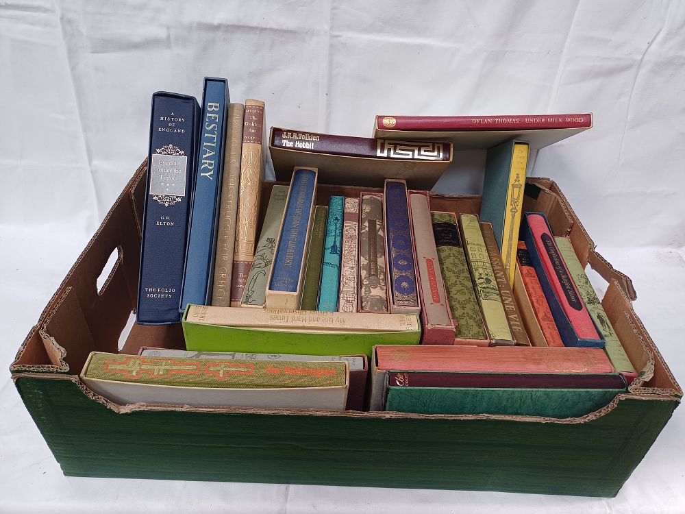 Lot 429: A Collection of Folio Society and Thames and Hudson Hardcover Volumes