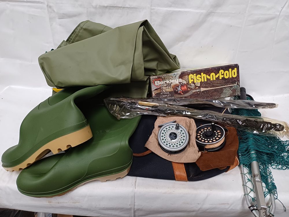 Lot 473: Abu Garcia?, Leeda RimFly and Berkley Collection of Fishing Equipment
