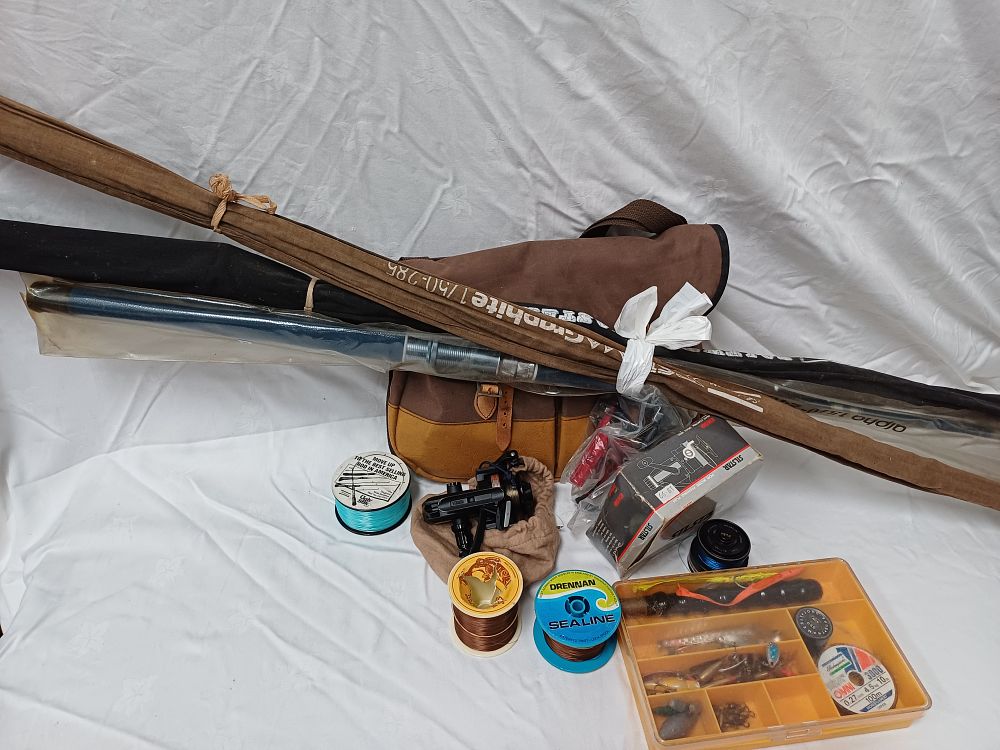 Lot 474: A Collection of Shakespeare and Silstar Graphite and Telescopic Fishing Rods and Reels