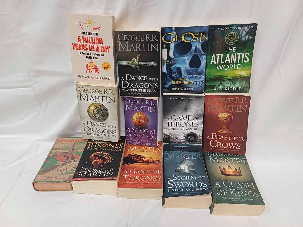 Lot 533: A Collection of George R.R. Martin Fantasy Paperbacks and Other Volumes