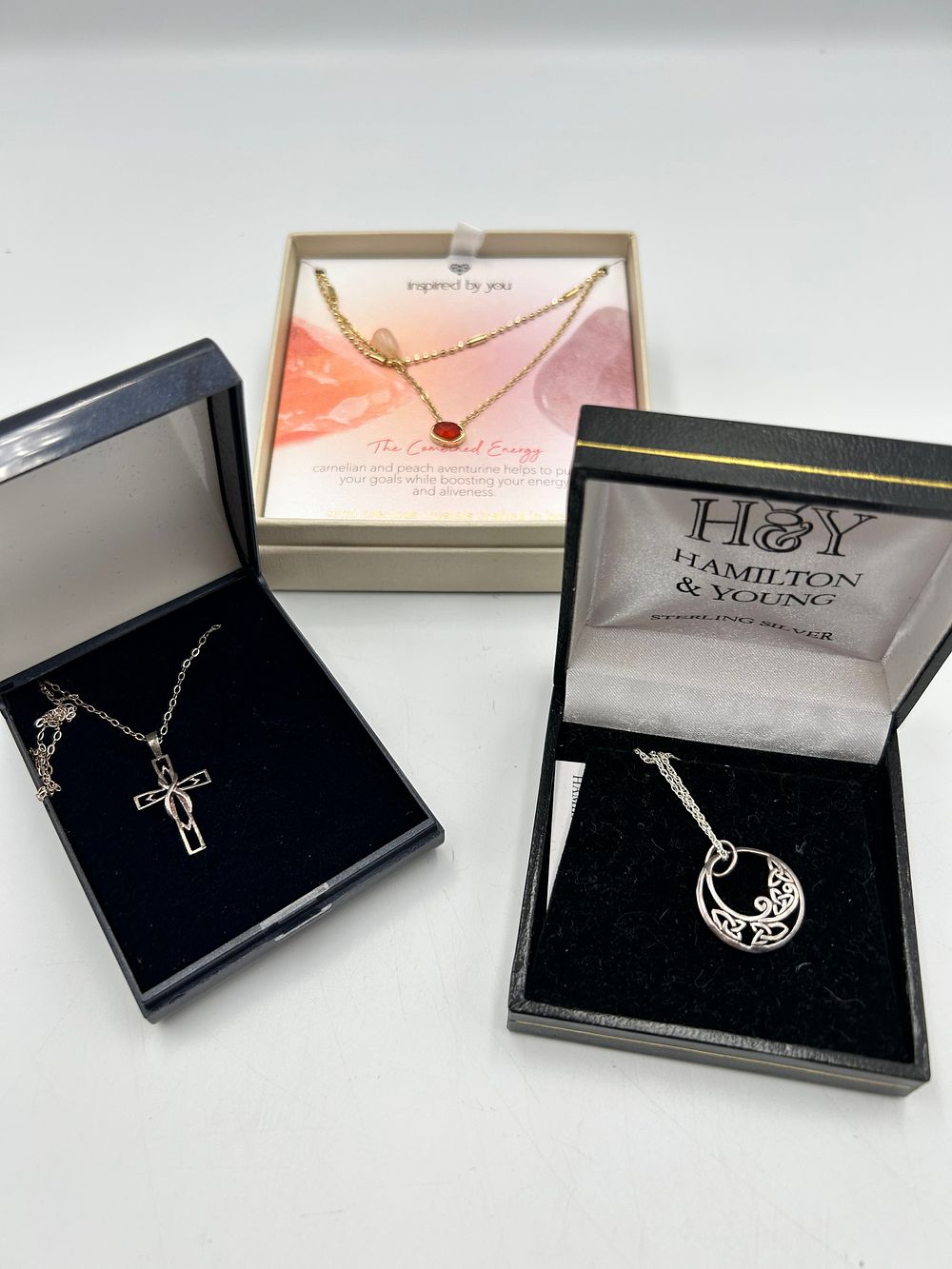 Lot 632: An Assortment of Celtic Silver  and Brass Jewellery
