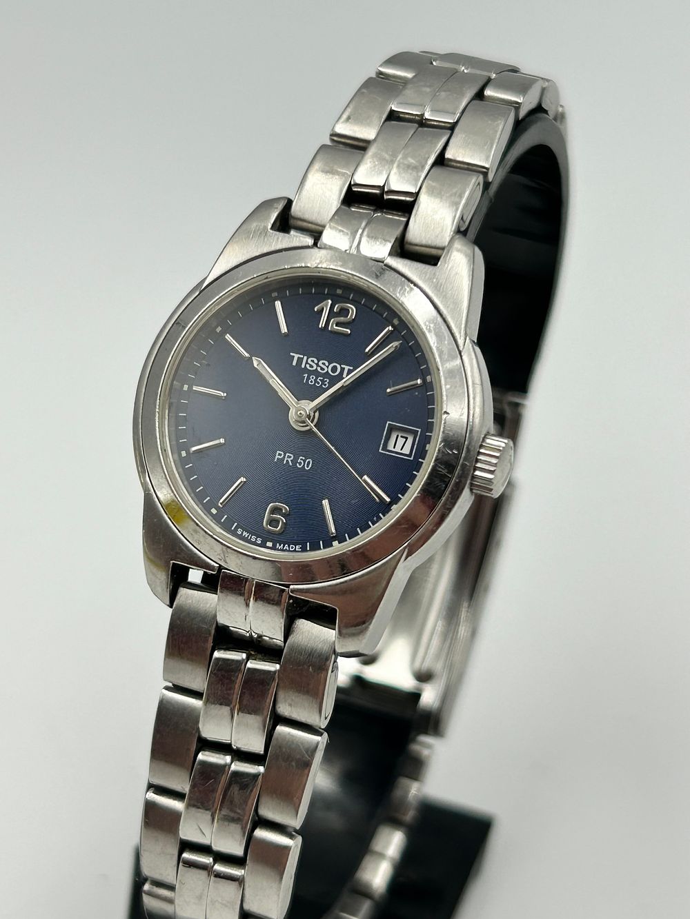 Lot 651: Tissot PR 50 Stainless Steel Quartz Wristwatch J126/226?