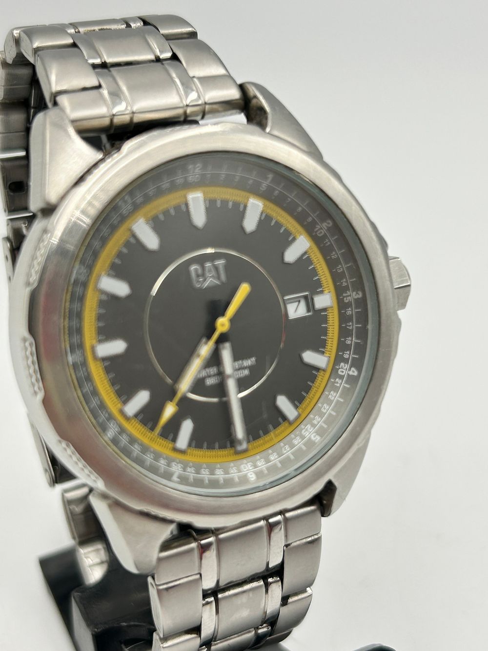 Lot 655: CAT Stainless Steel Quartz Wristwatch WF.141
