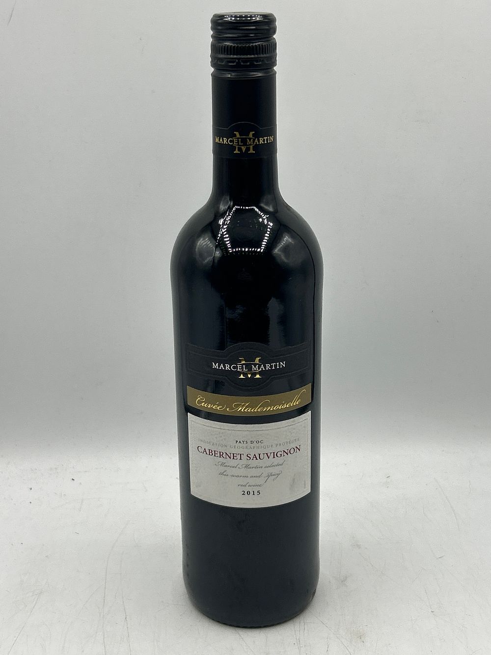 Lot 719: Marcel Martin Cuvée Mademoiselle Cabernet Sauvignon 2015 Red Wine