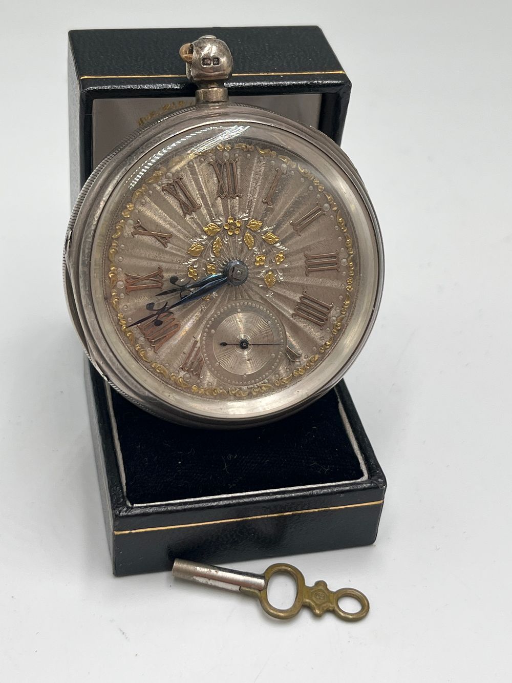 Lot 743: Victorian Silver Open Faced Pocket Watch by J.B?, Birmingham, 1890