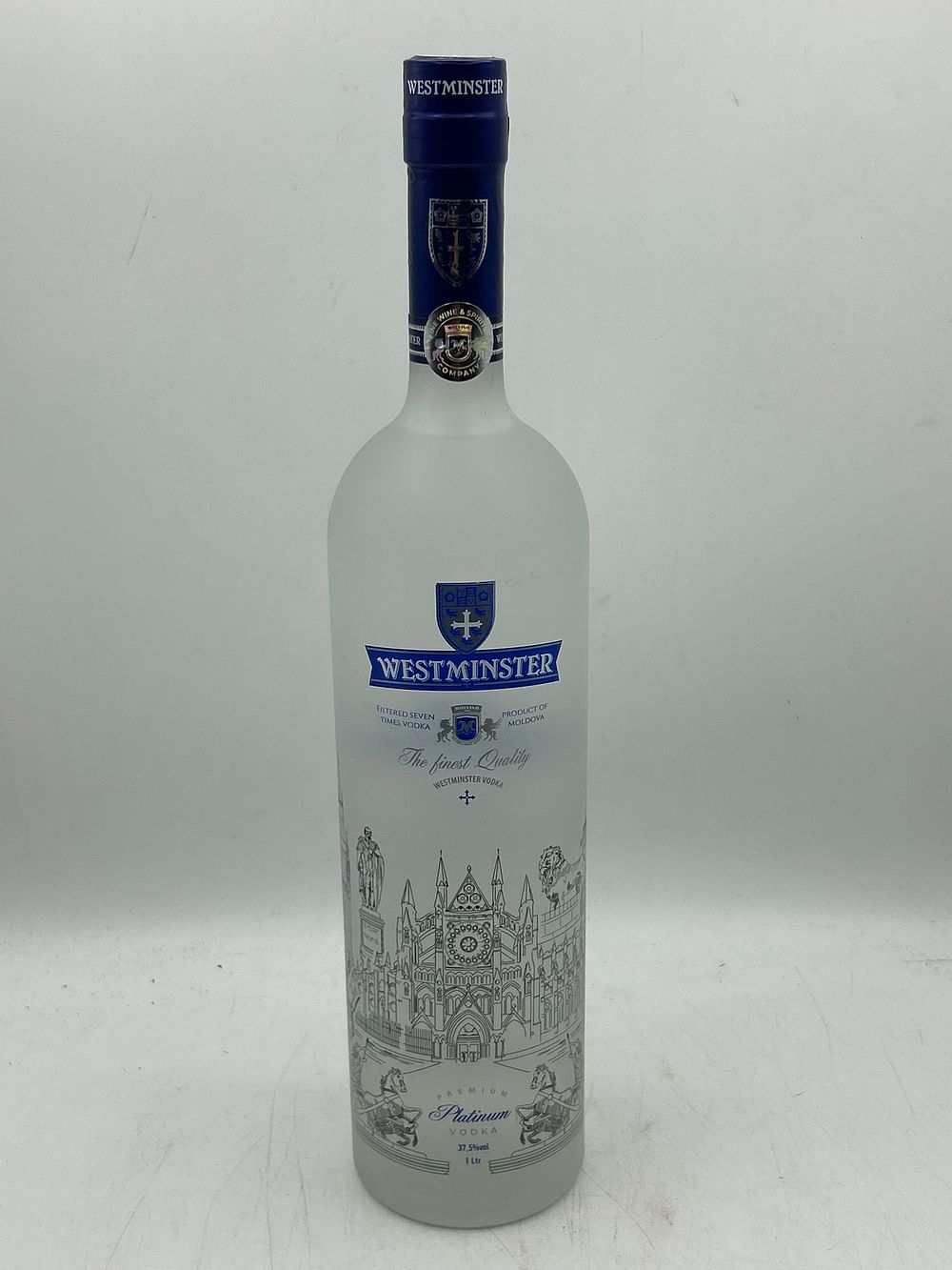 Lot 792: Westminster Platinum Premium Vodka, Moldova, 1 Litre