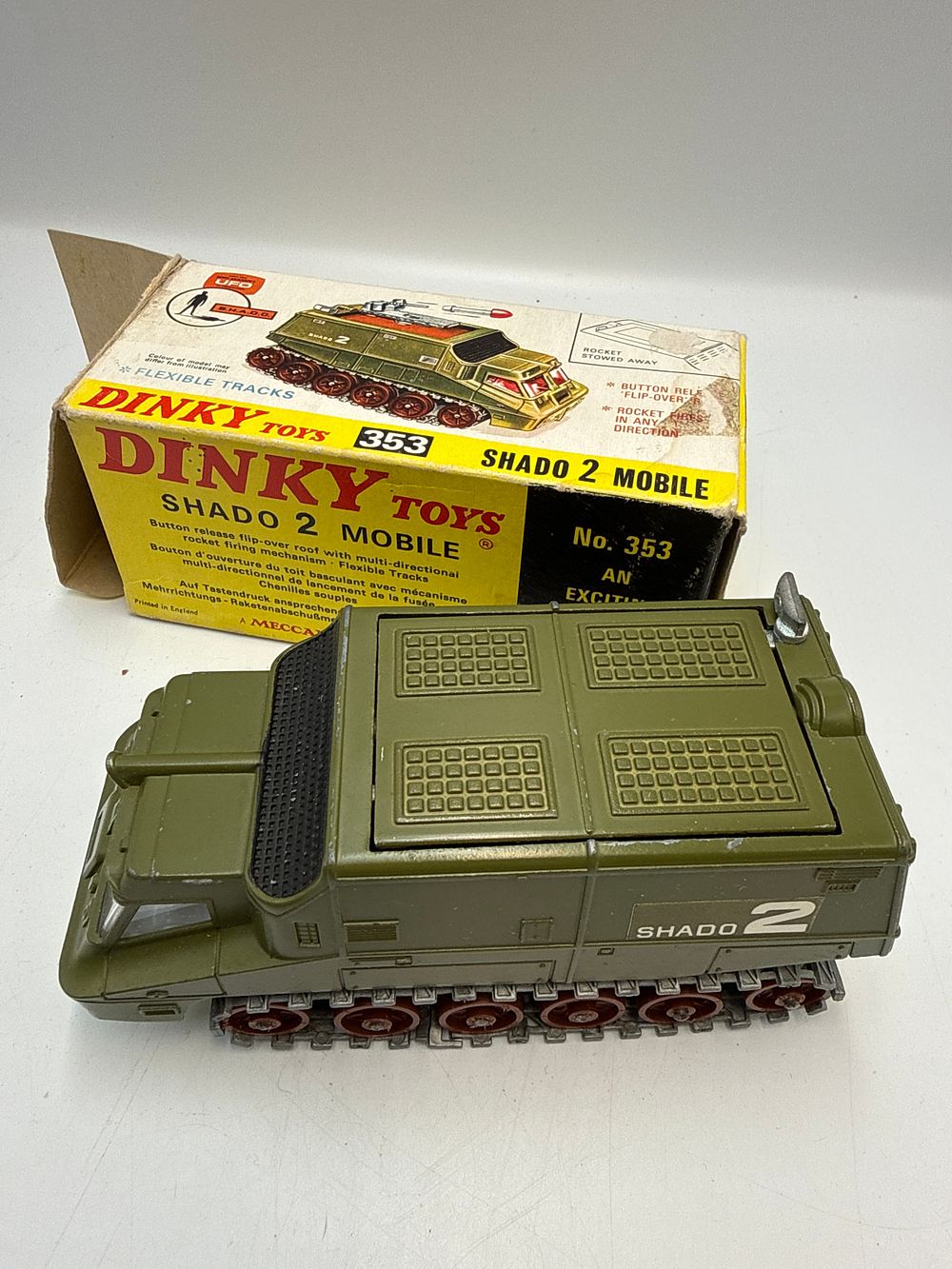 Lot 823: Dinky Toys 353 SHADO 2 Mobile Die-Cast Vehicle with Box