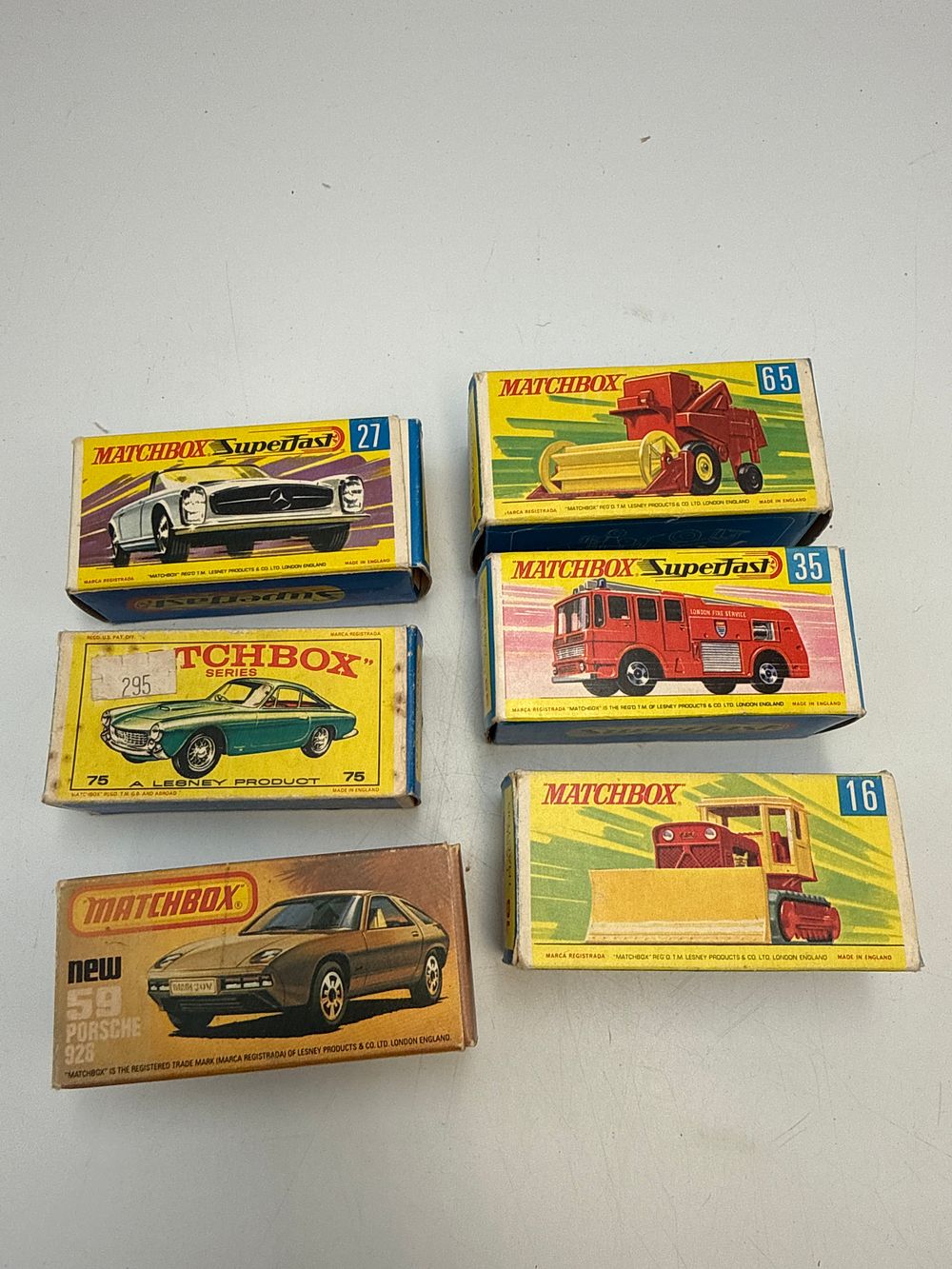 Lot 835: A Collection of Matchbox Die-Cast Vehicles by Lesney Products