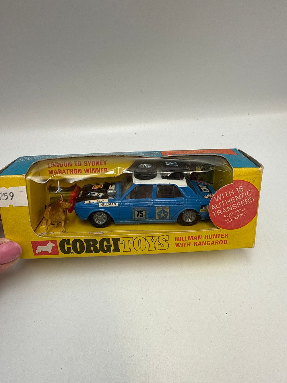 Lot 839: Corgi Toys 302 Hillman Hunter London to Sydney Marathon Winner
