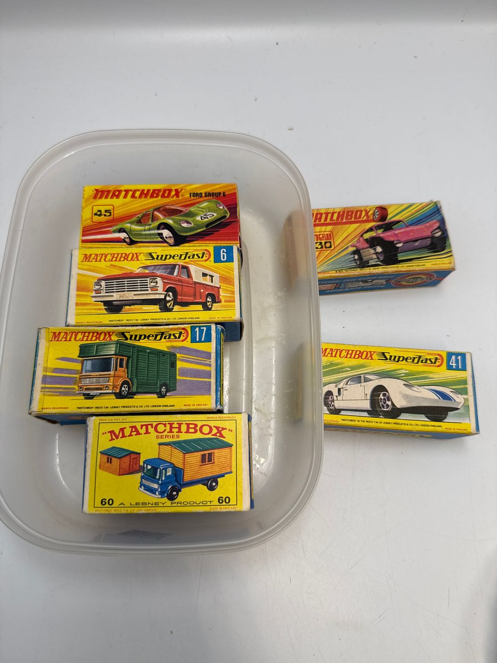 Lot 845: A Collection of Lesney Matchbox Superfast and Matchbox Series Die-Cast Vehicles