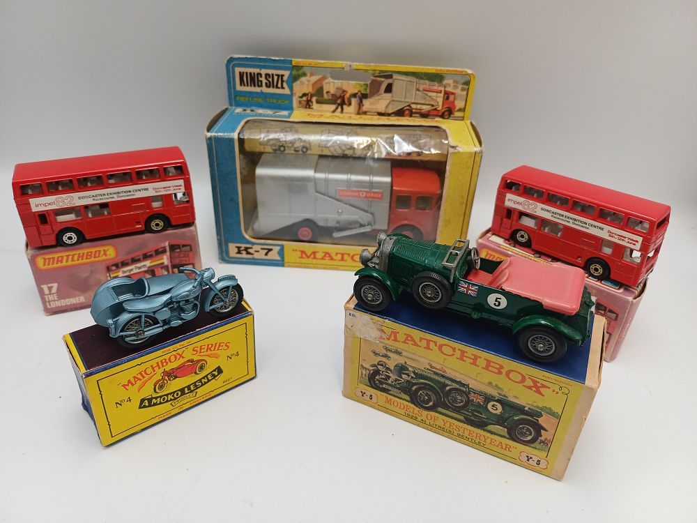 Lot 850: A Collection of Lesney Matchbox Die-Cast Vehicles and Boxes