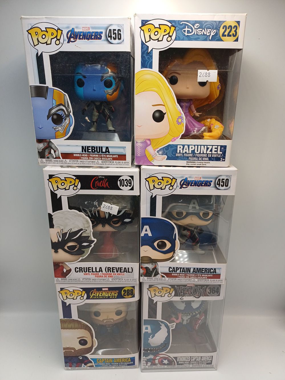 Lot 859: An Assortment of Funko Pop! Marvel and Disney Vinyl Figures